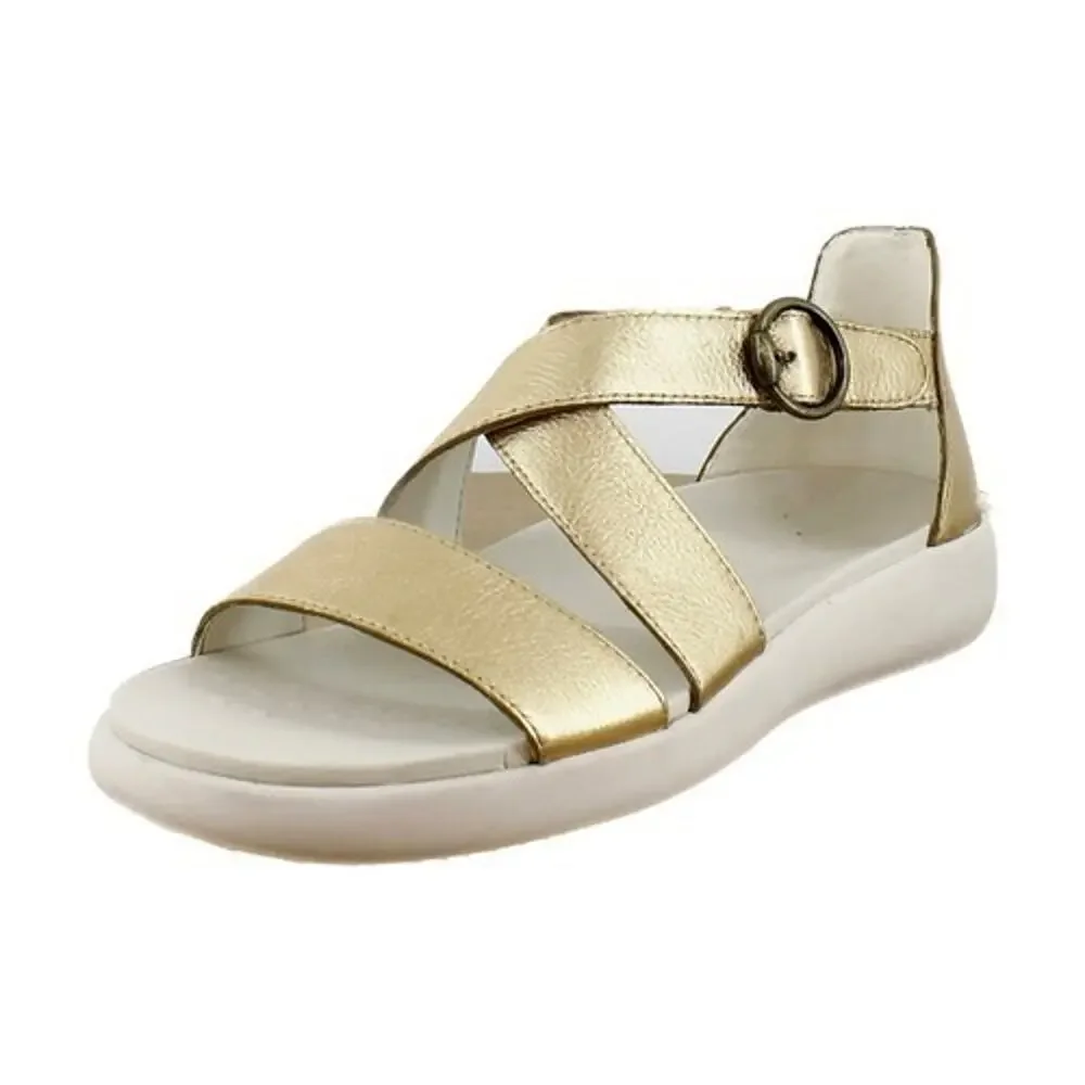Vionic Harmony RX Gold Women's Sandals Gold Metallic Leather NEW in Box SZ 11M